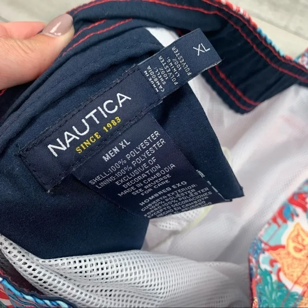 Nautica coral reef swim trunks‎